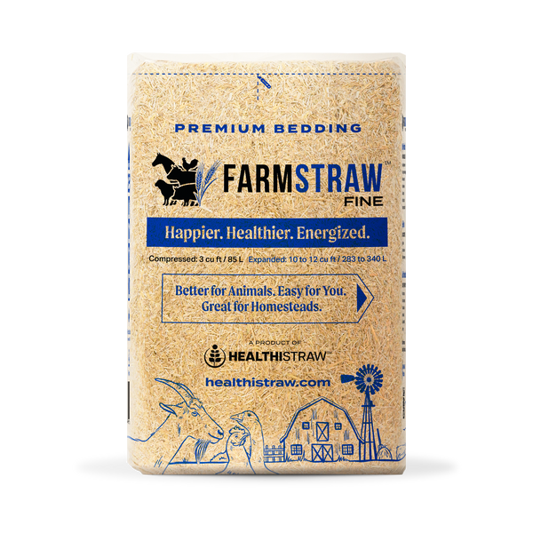 Paillis de paille animal - FarmStraw (9 kg)