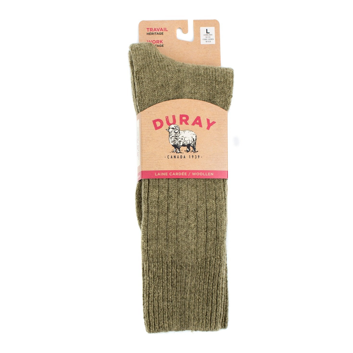 Duray - Federal Khaki Unisex Socks