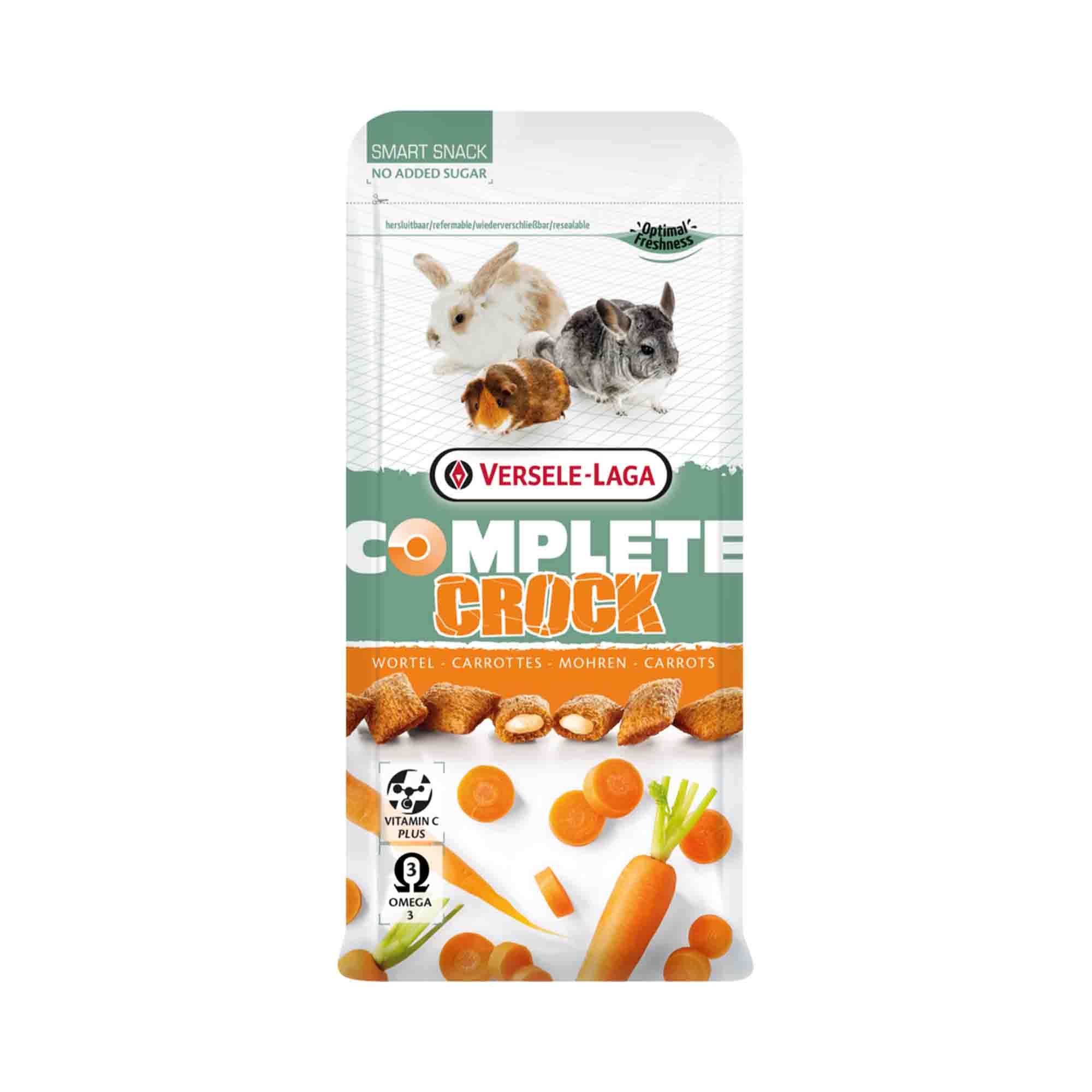 Versele-Laga Complete Crock Carrot Rabbit and Rodent Treats