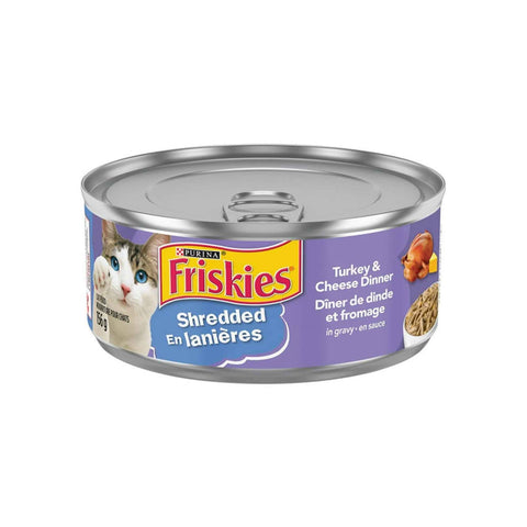 Friskies® Dîner de Dinde et Fromage en Sauce, Nourriture humide pour chats - 156g