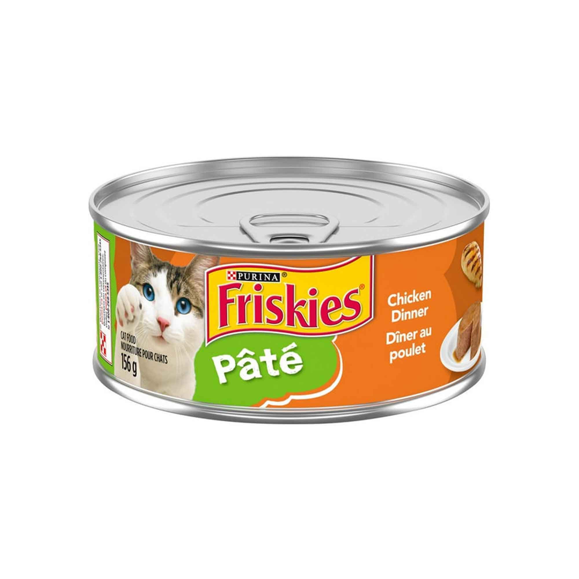 Friskies® Pâté Dîner au Poulet, Nourriture humide pour chats - 156g