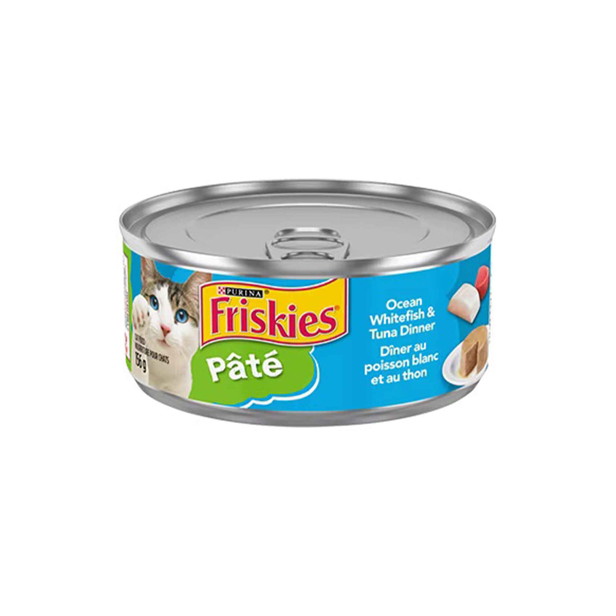Friskies® Pâté Dîner au Poisson Blanc et au Thon - 156g