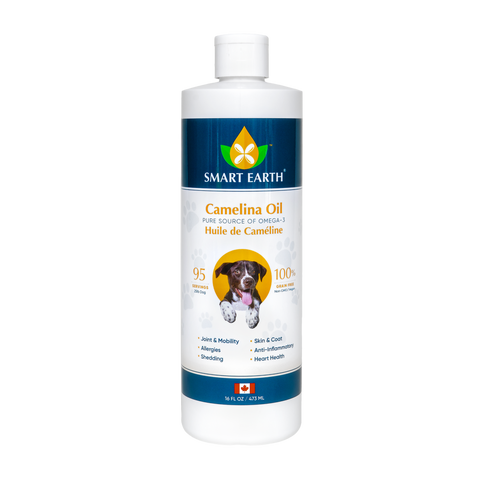 Huile de caméline pour chien, 16 oz - Smart Earth