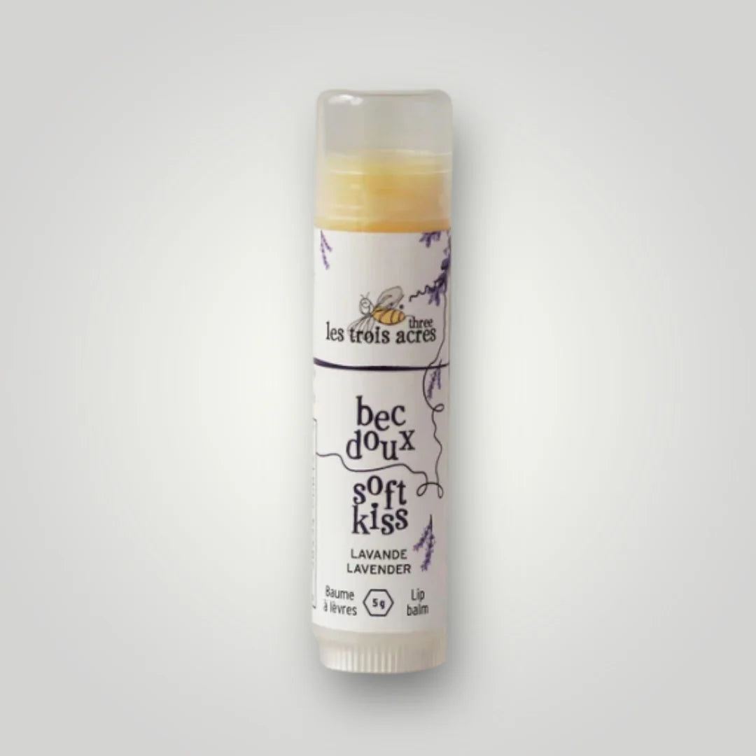 Lip balm, Soft Beak Lavender - Les Trois Acres