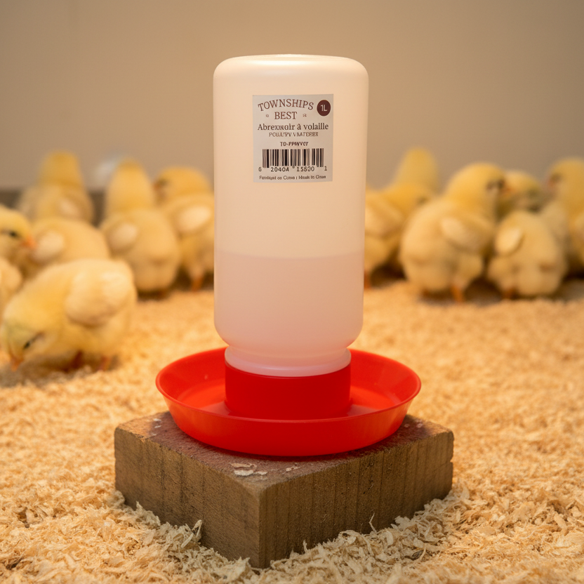 Abreuvoir à poussins en pot en plastique - Townships Best