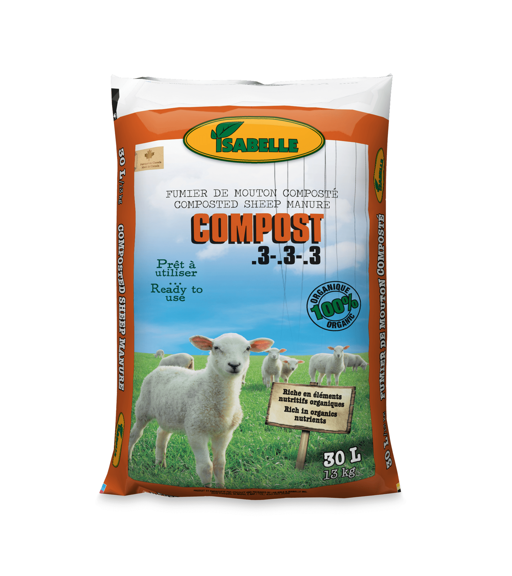 Isabelle - Sheep Manure, 30l