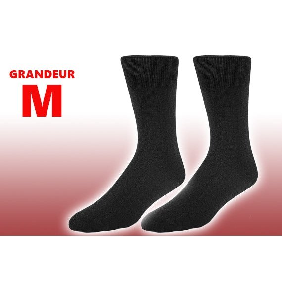 Duray Merino Black Socks 65% Wool