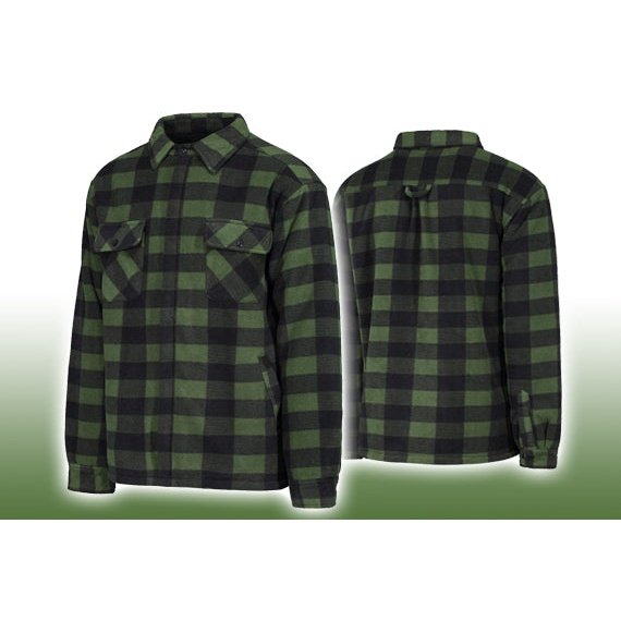 Lined jacket for men, green