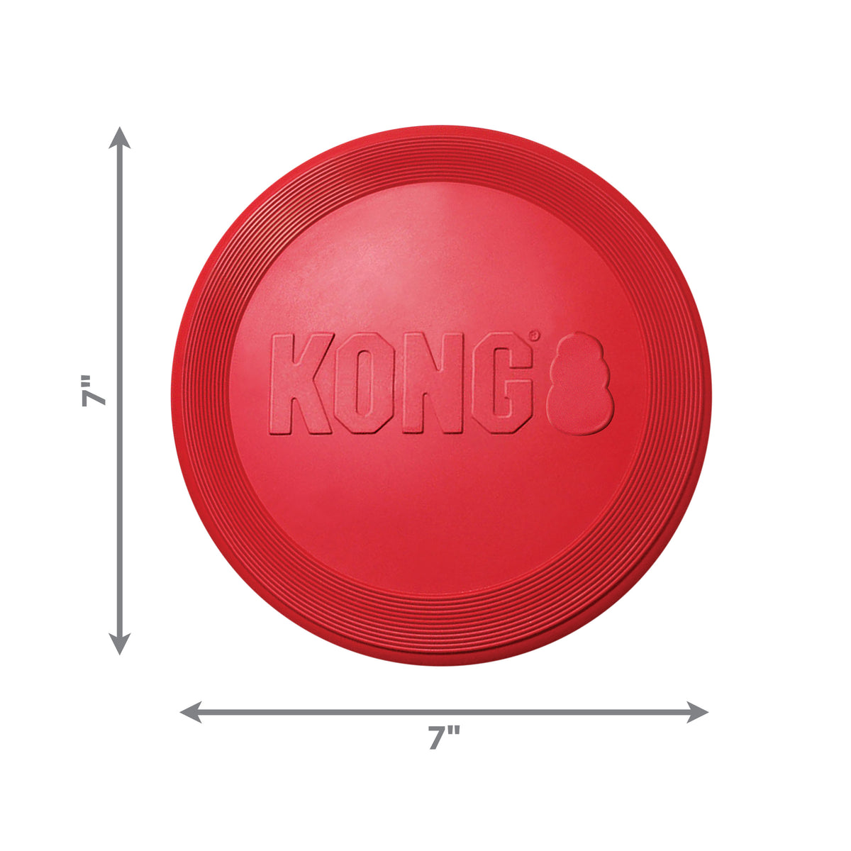 KONG Classic Flyer, Dog Frisbee - KONG