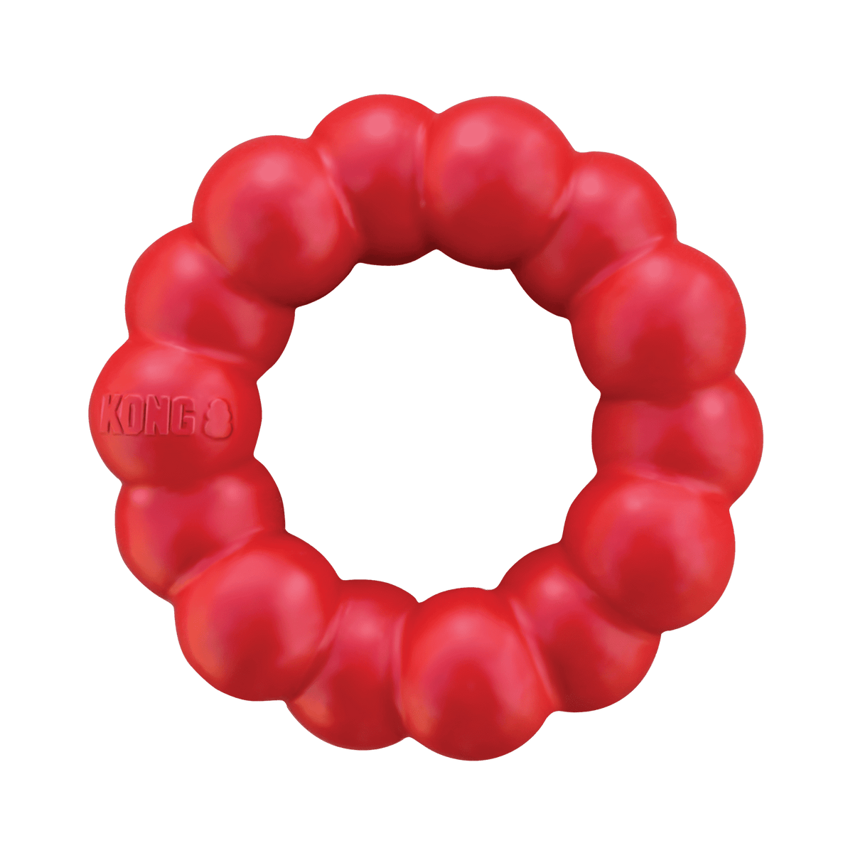 KONG RING, Anneau en caoutchouc rouge - KONG