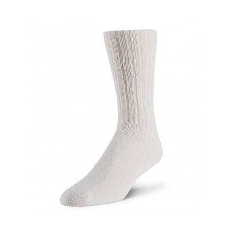 Chaussettes unisexe en laine d'agneau blanc Bivouac - Duray