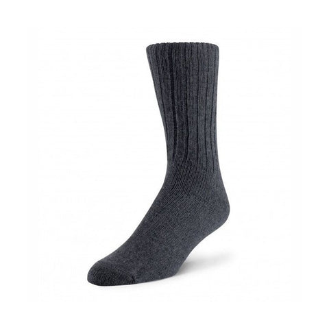 Chaussettes unisexe en laine d'agneau Bivouac gris - Duray