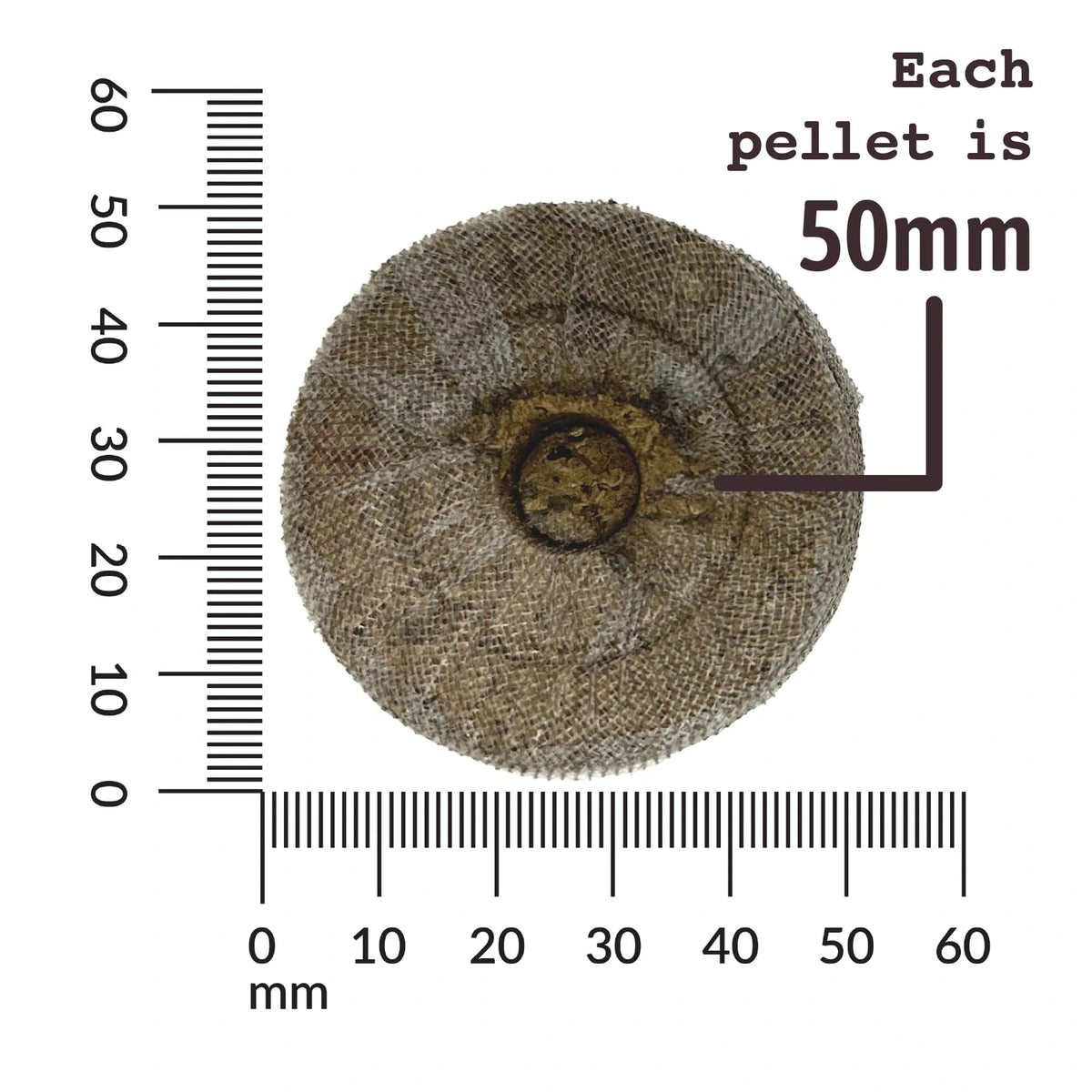 McKenzie - Jiffy 50mm Pellet Refill Pack Comes with 16 Jiffy Pellets