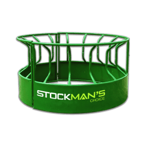 StockMan's Choice - Heavy Duty Round Bale Feeder for Cows and Bulls