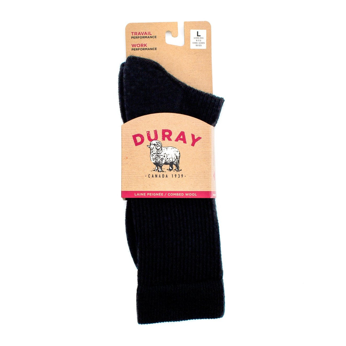 Chaussettes unisexe Police Merino - Duray