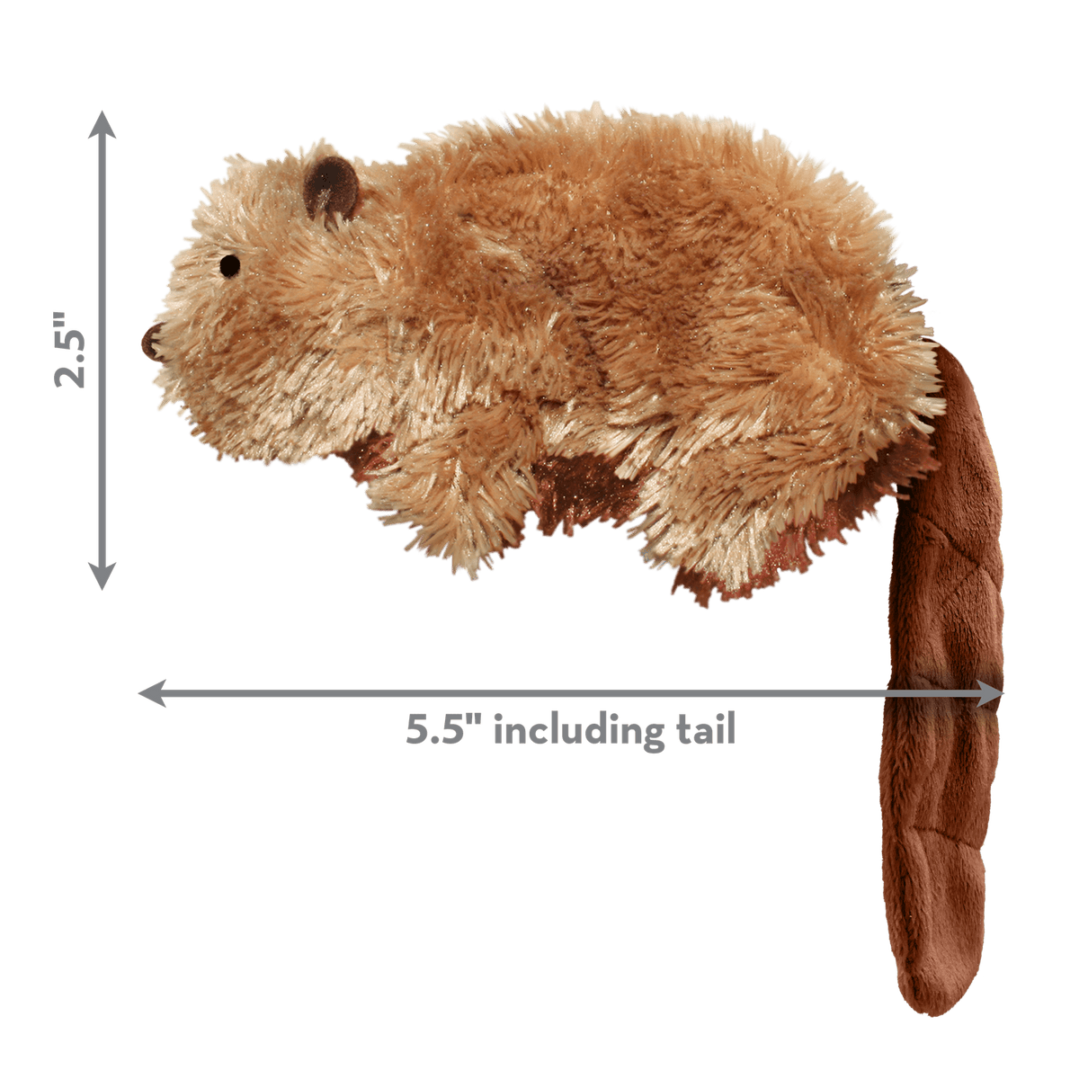 KONG Plush Beaver, castor en peluche pour chien - KONG