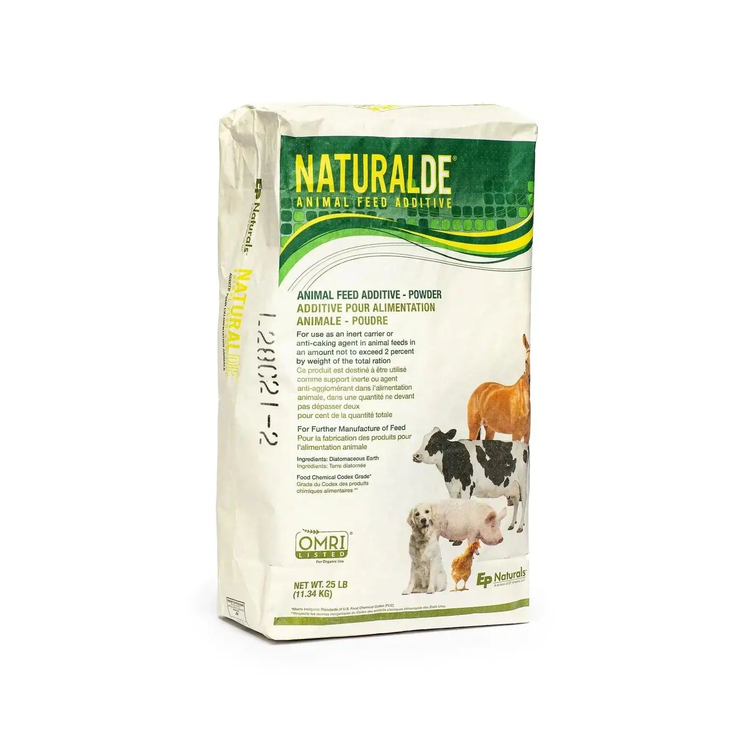 Natural DE - Food Grade, Diatomaceous Earth (11.34 Kg)