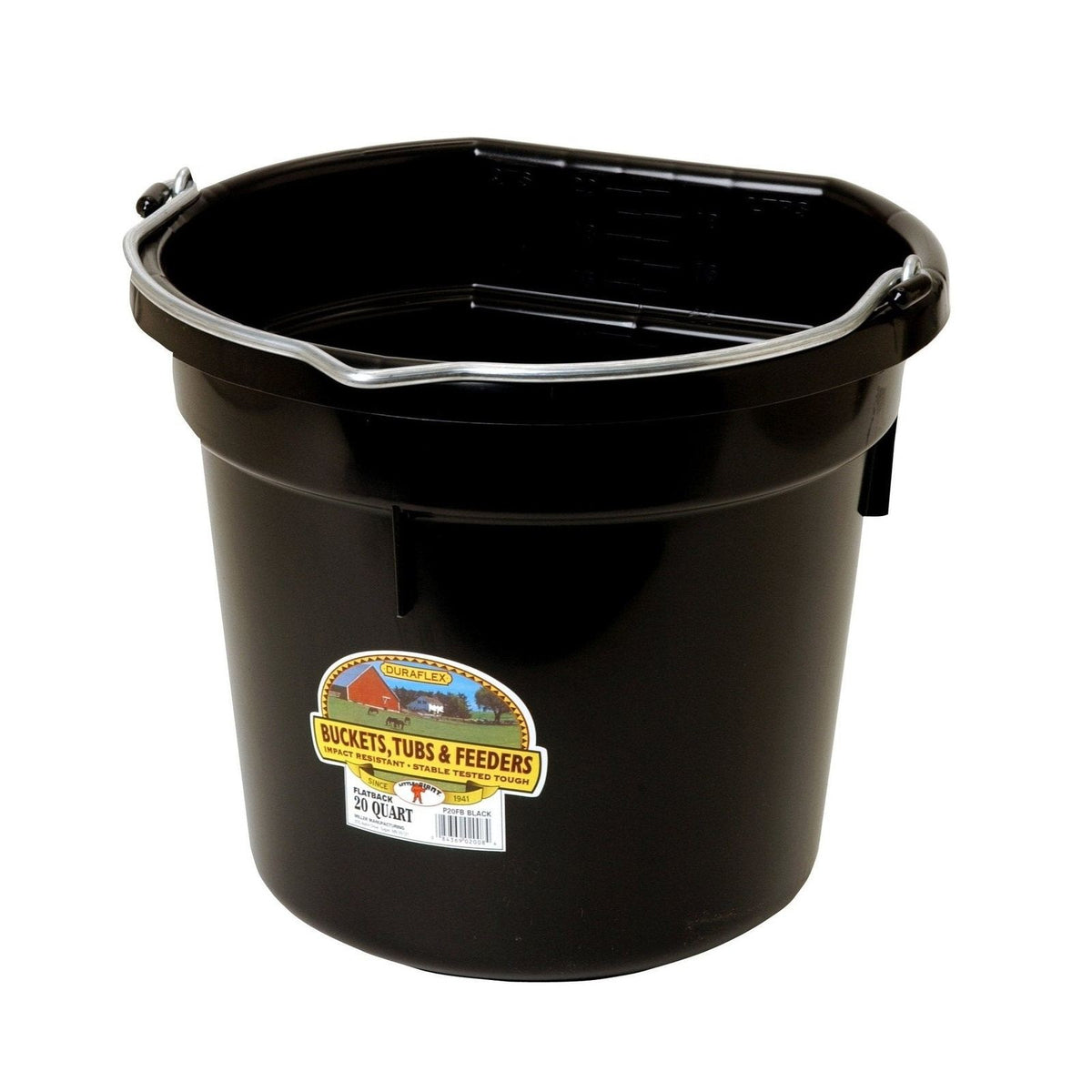 Little Giant - 20 Quart Flat Back Plastic Bucket 