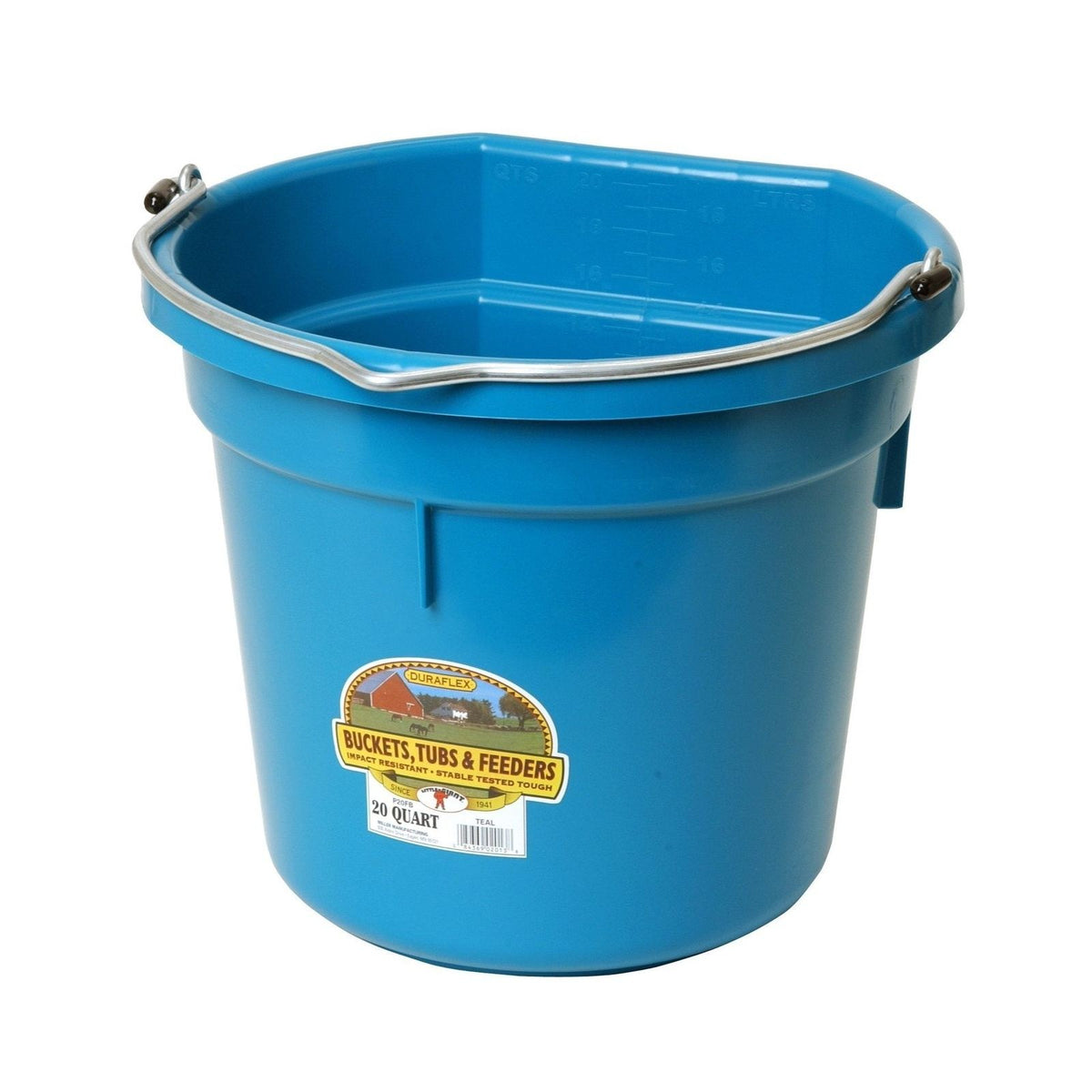 Little Giant - 20 Quart Flat Back Plastic Bucket 