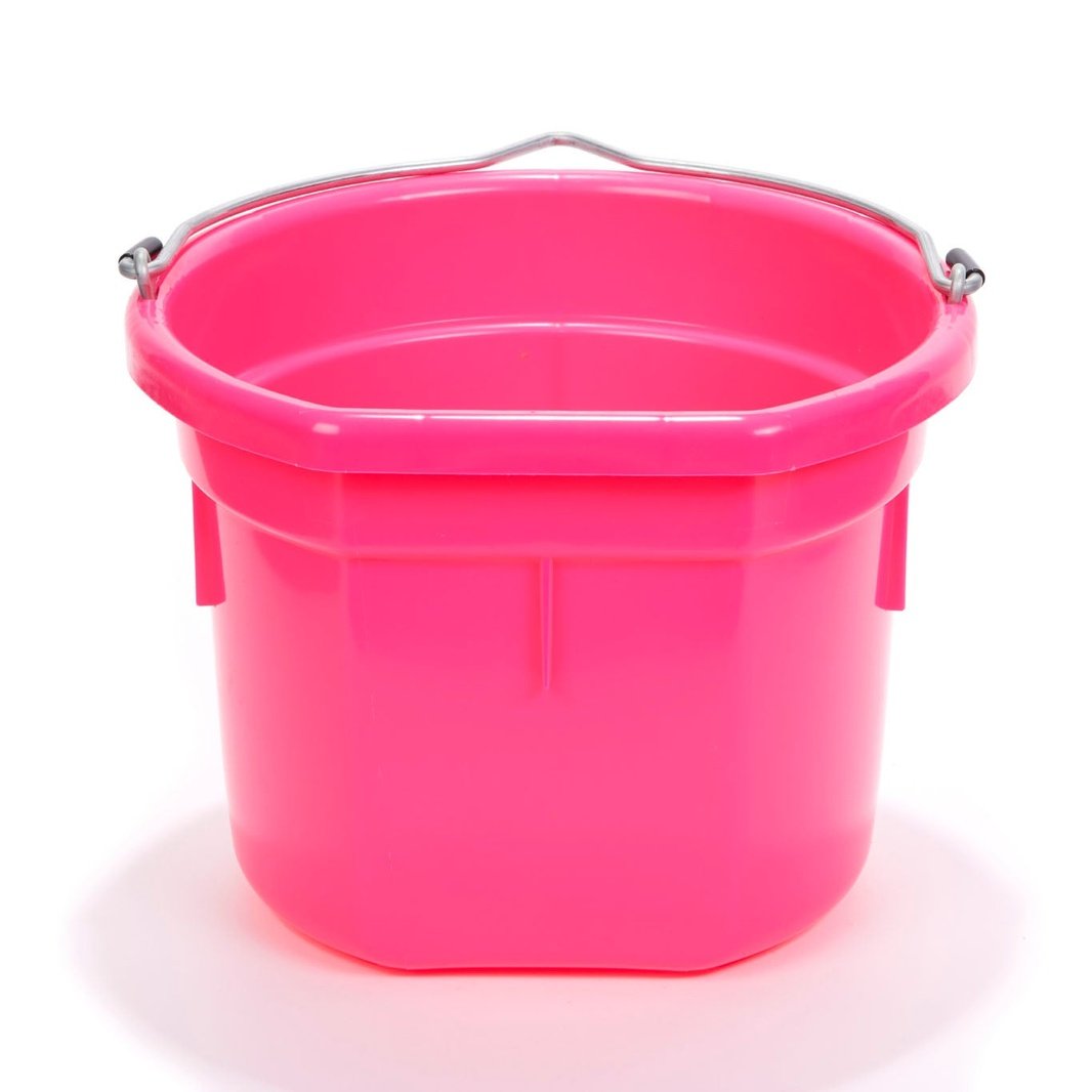 Little Giant - 8 Quart Flat Back Plastic Bucket 