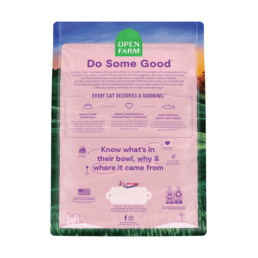 GoodBowl™ - recette au saumon sauvage et de riz brun pour chats