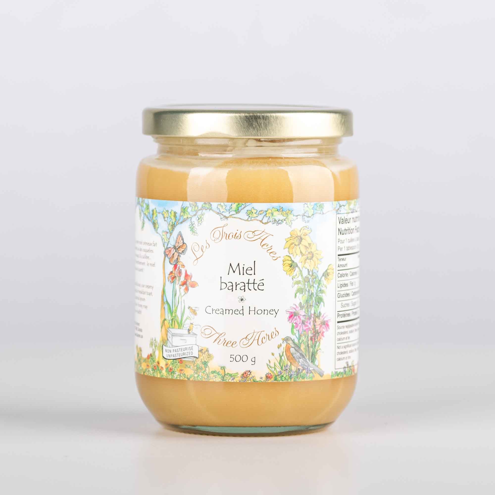 Churned Honey (500g) - Les Trois Acres