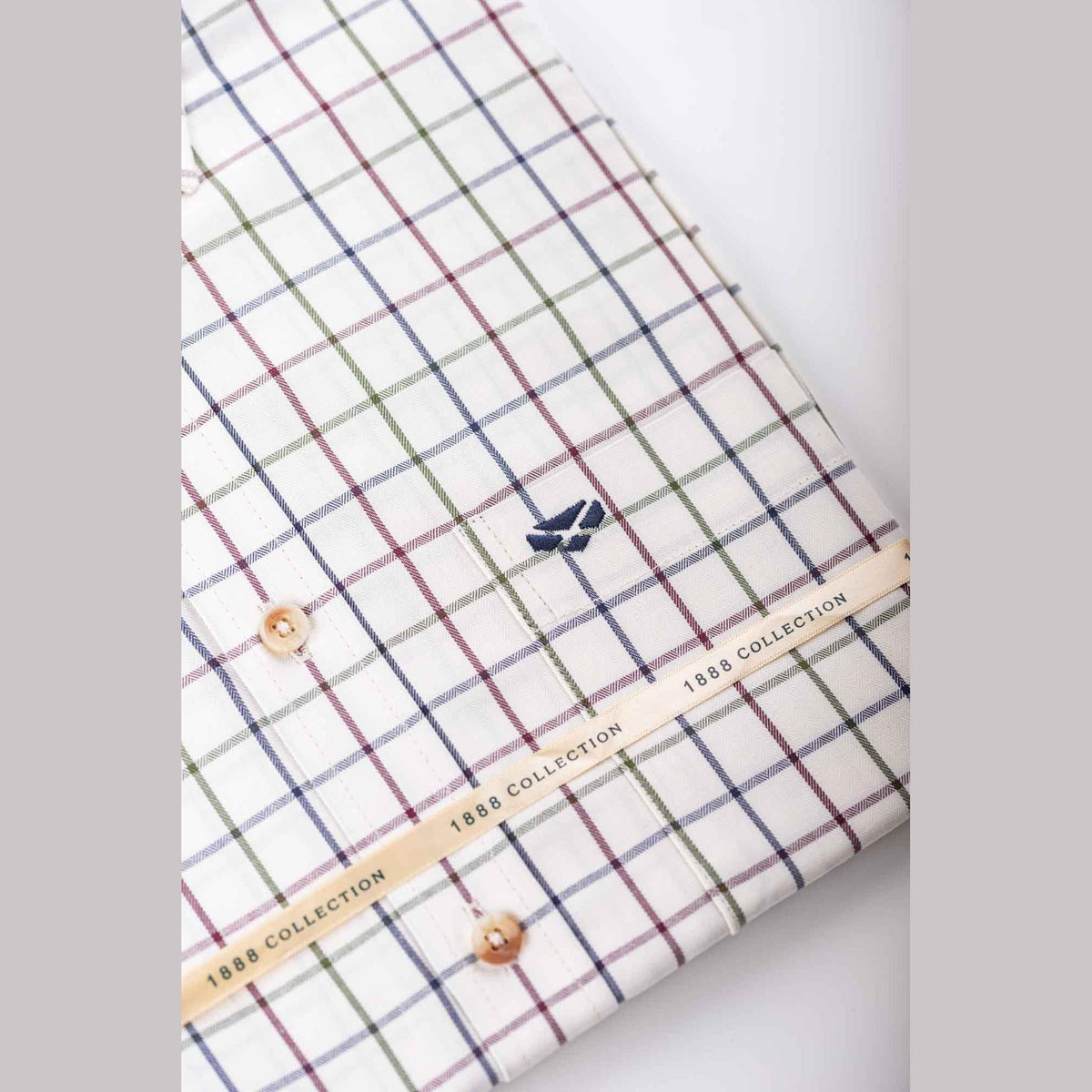 Chemise de luxe en tissu Tattersall de Balmoral - Hoggs of Fife