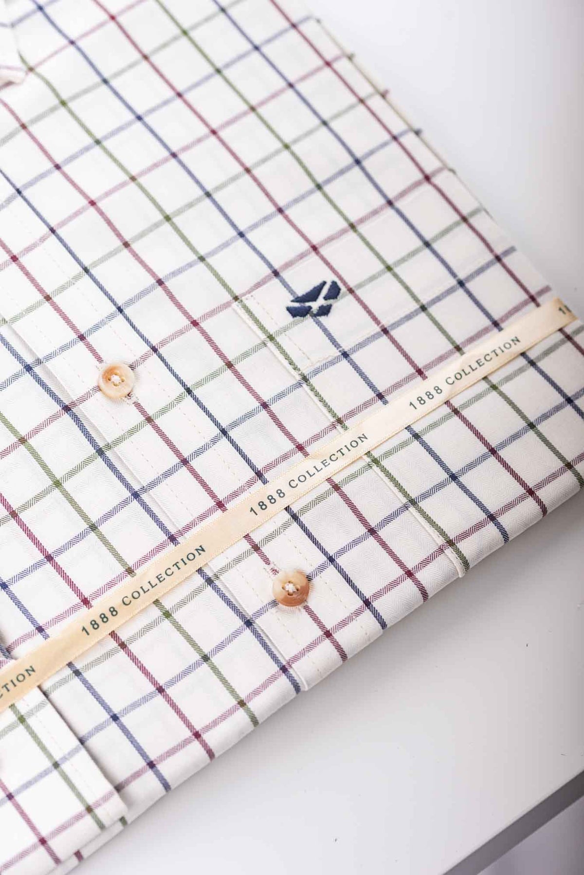 Chemise de luxe en tissu Tattersall de Balmoral - Hoggs of Fife