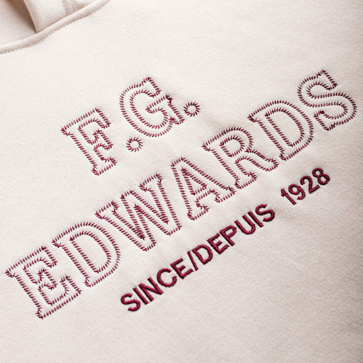 Cotton hooded sweater, FG Edwards Since 1928