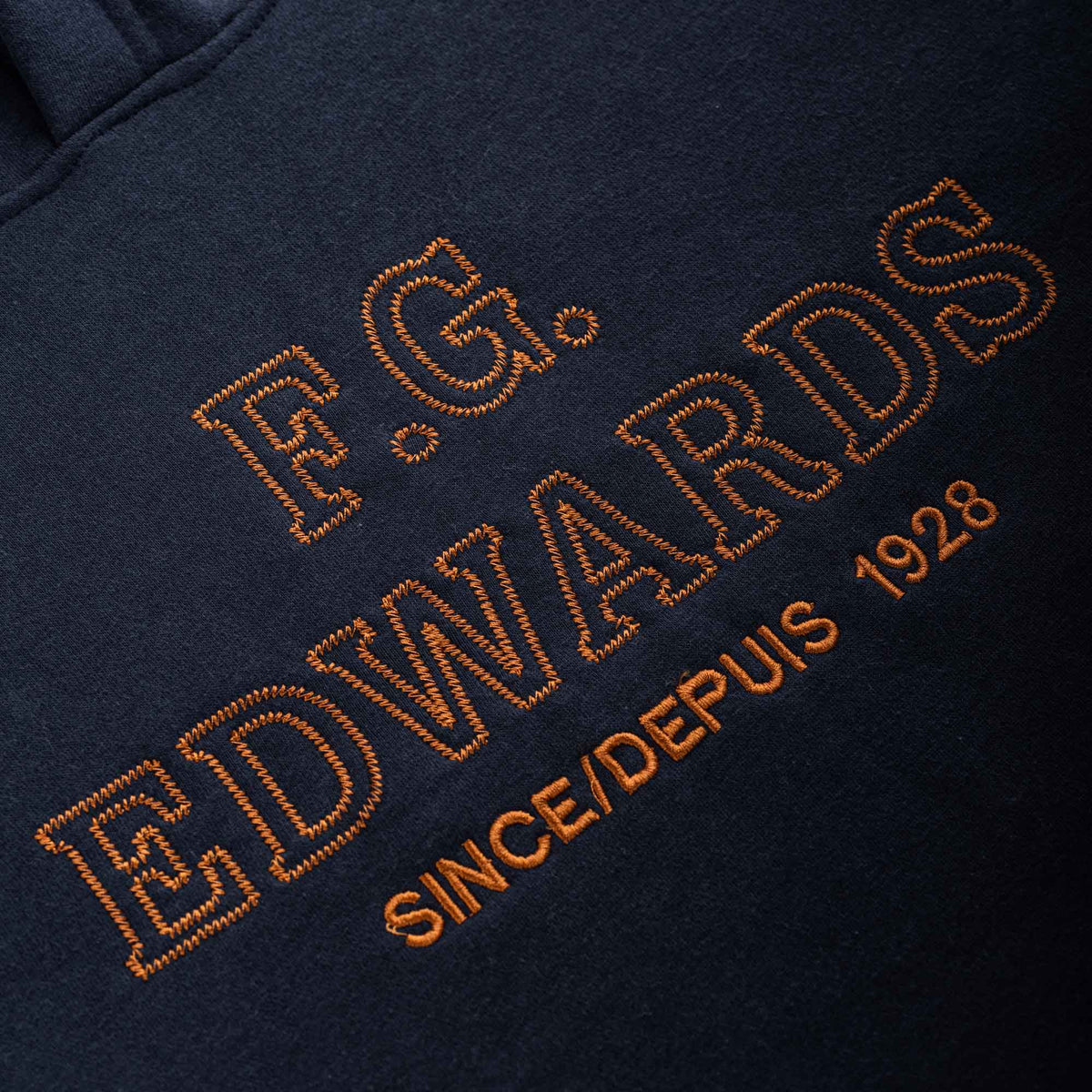 Cotton hooded sweater, FG Edwards Since 1928