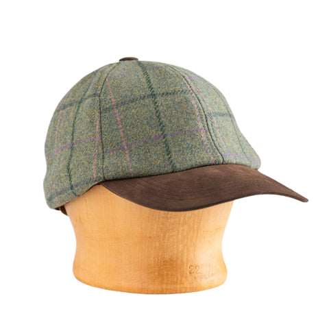 Casquette de baseball en tweed Roslin pour dames - Hoggs of Fife