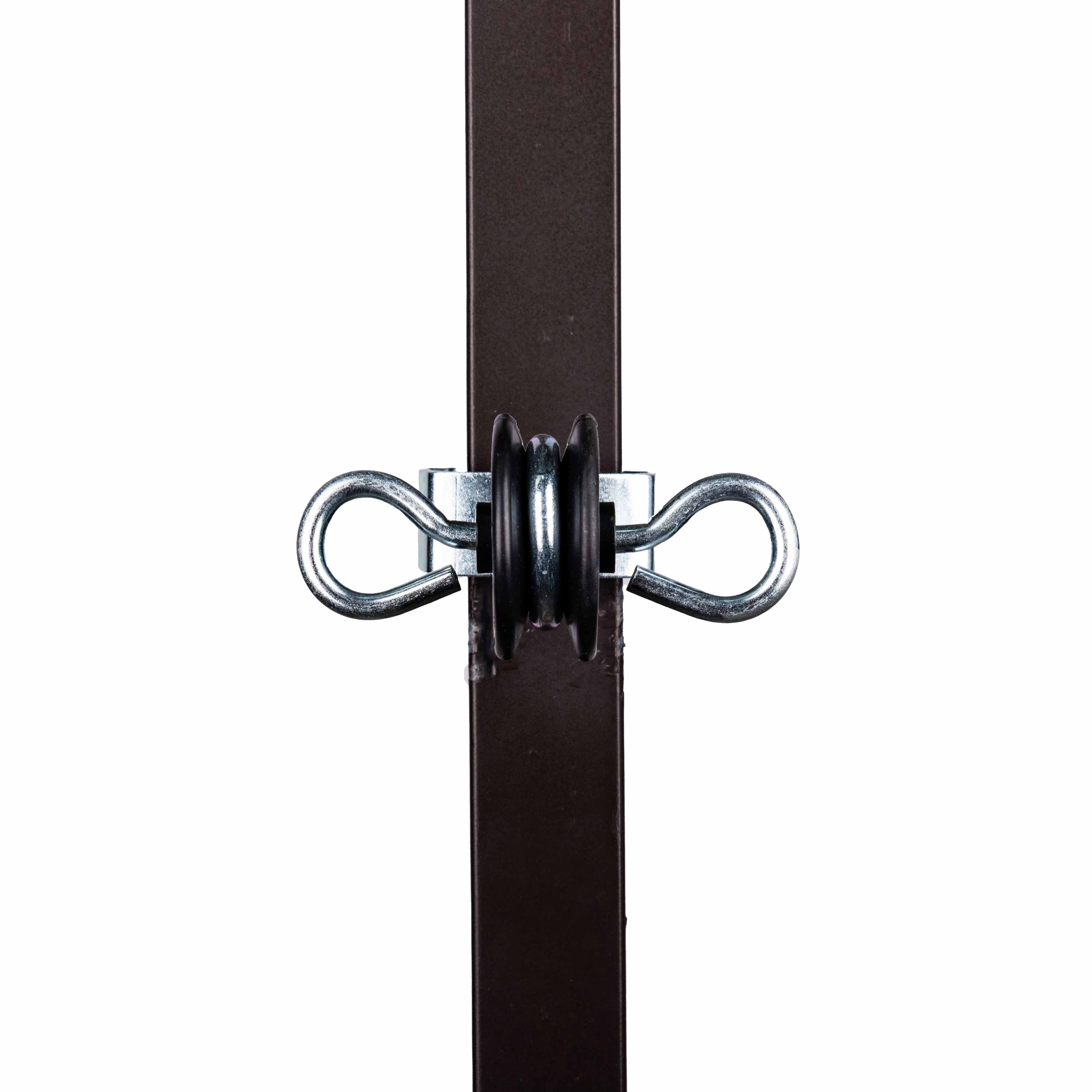 Isolateur d'ancrage de portail à double crochet pour poteau en T, paq. de 10