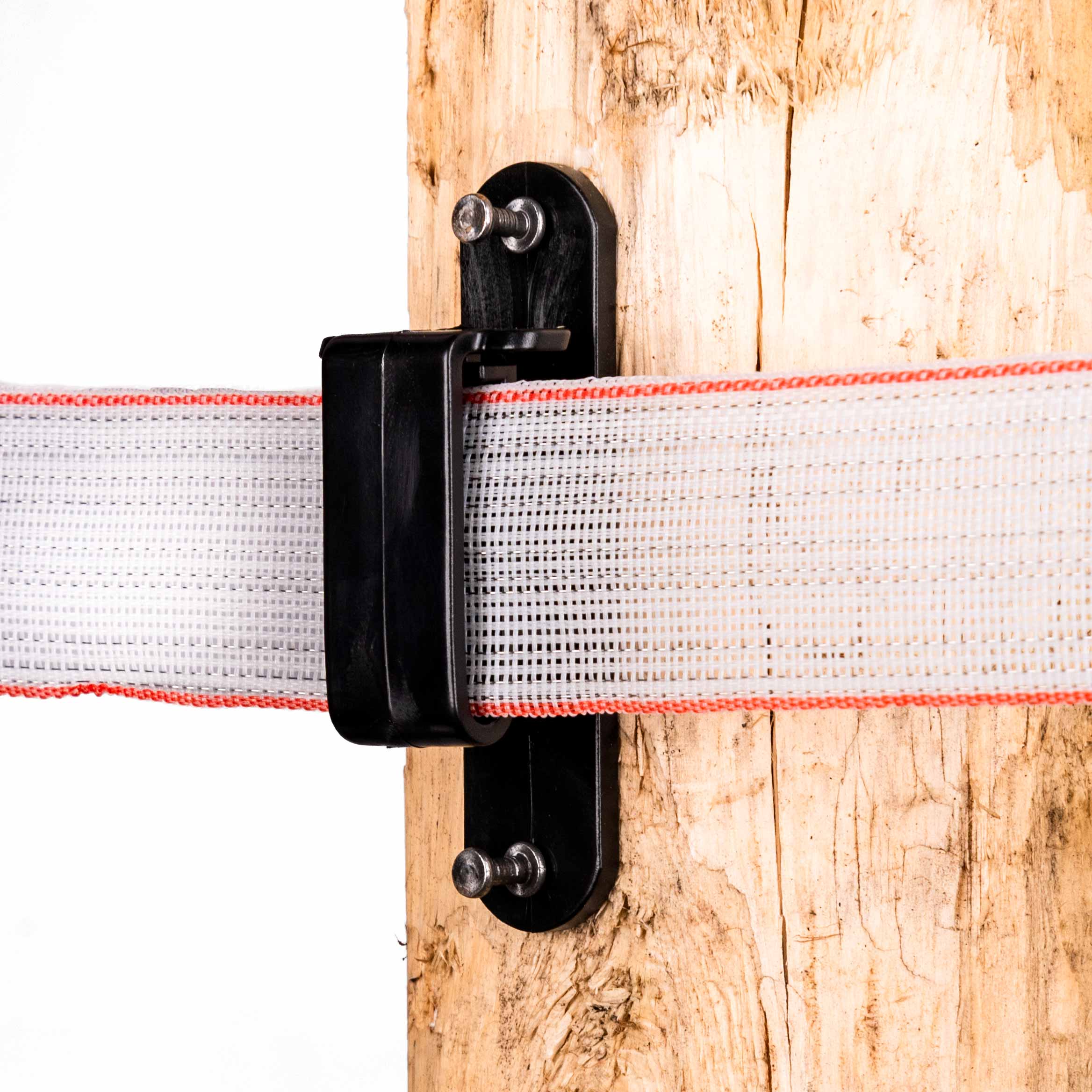 Isolateur pour ruban sur poteau en bois, paq. de 25