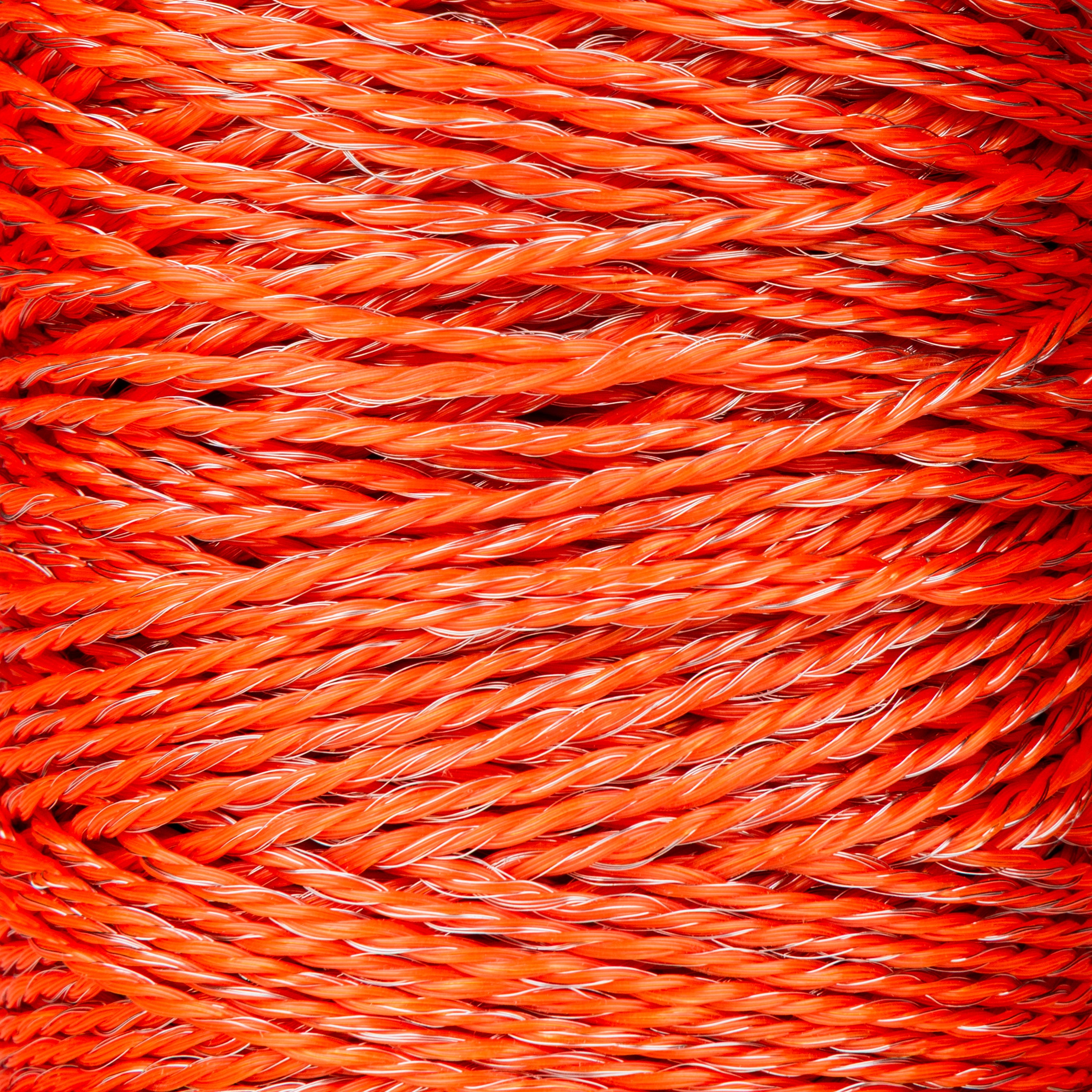 Fil poly orange 2,5 mm 9 brins inox 200 m