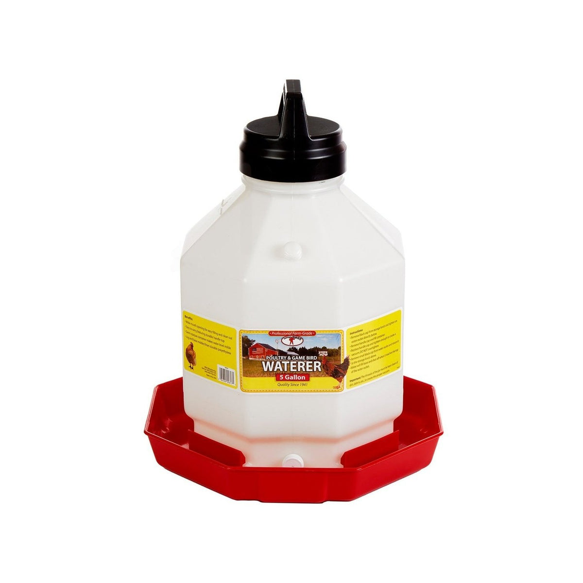 Little Giant - 5 Gallon Plastic Poultry Waterer