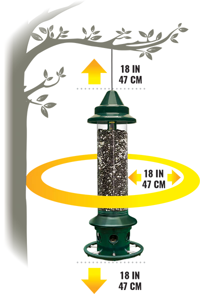 Brome Bird Care - Squirrel Buster® Plus Bird Feeder 