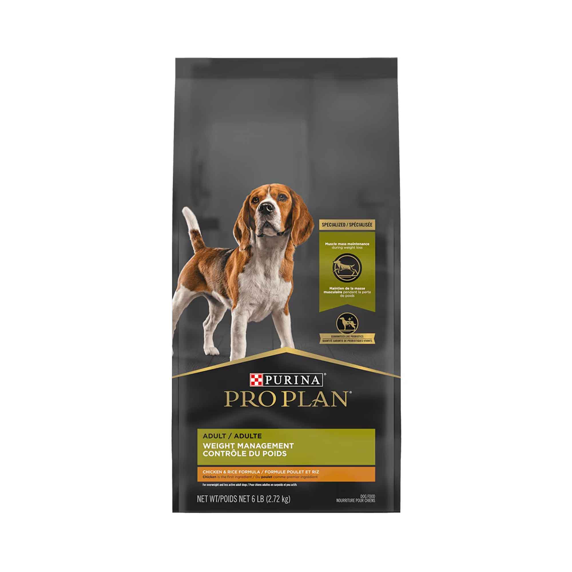 Pro Plan Weight Management, Dry Dog Food - Chicken & Rice Formula