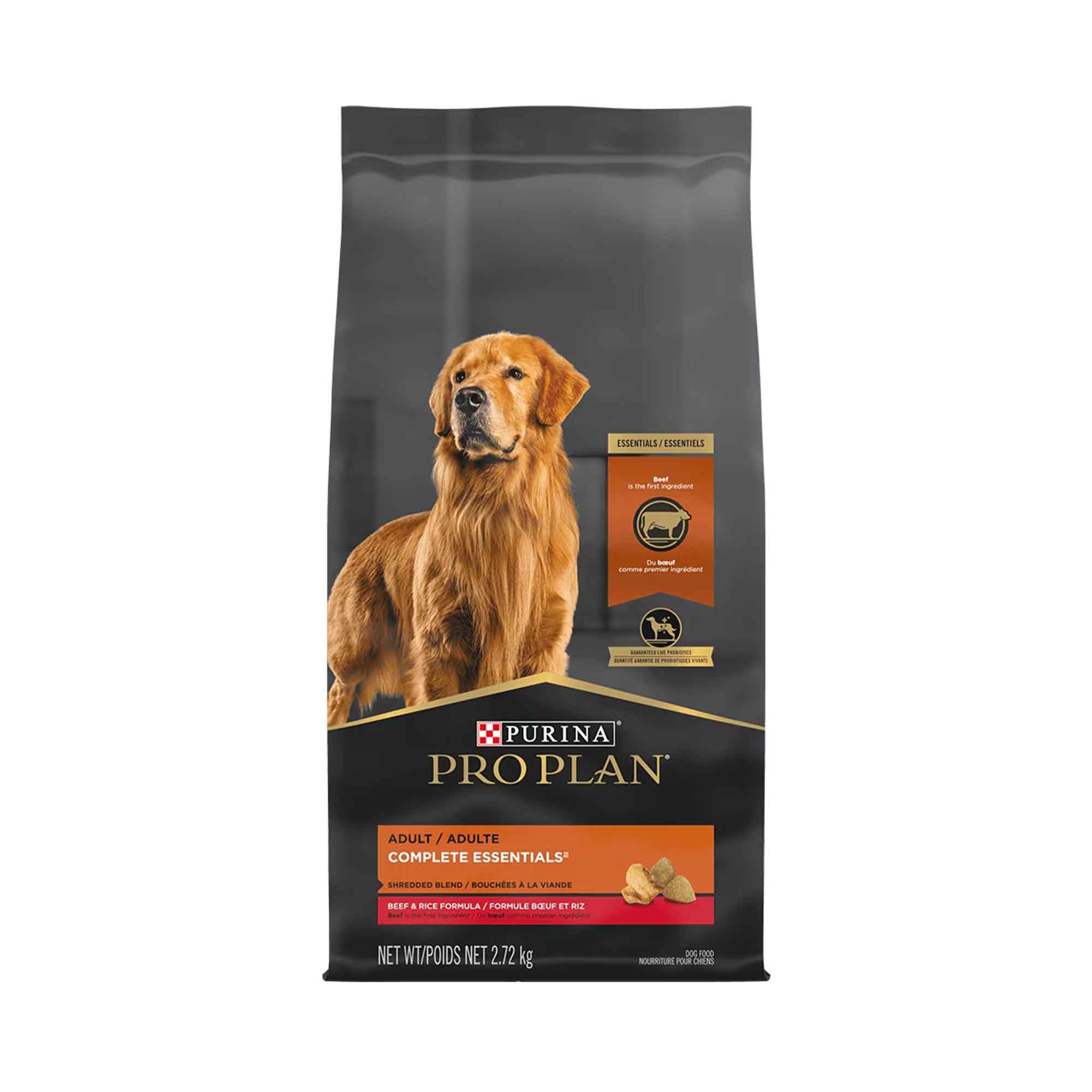 Pro Plan® Adult Complete Essentials, Meat Bites, Dry Dog Food - Beef and Rice Formula
