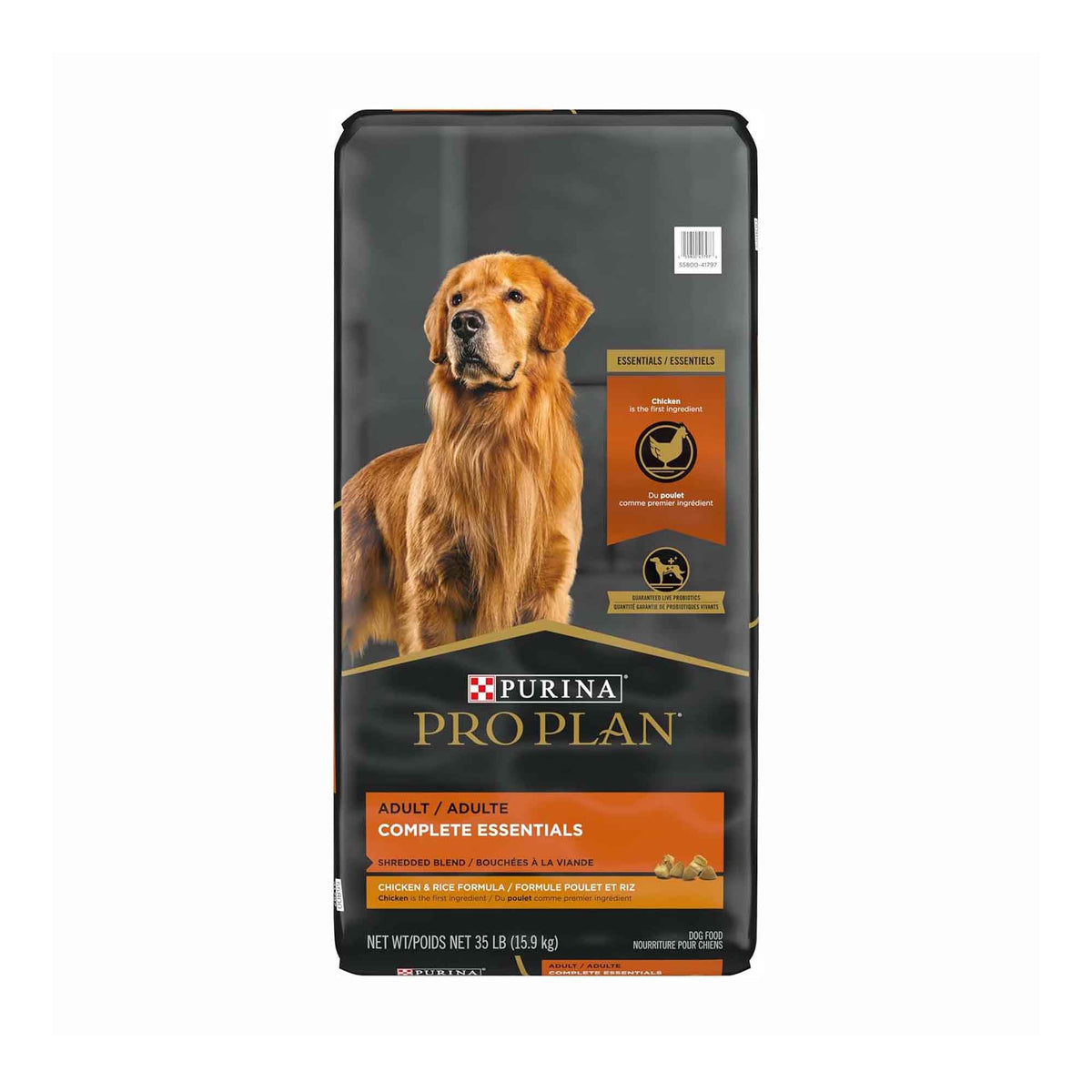 Pro Plan Adult Complete Essentials bouchées à la viande poulet et riz - Purina