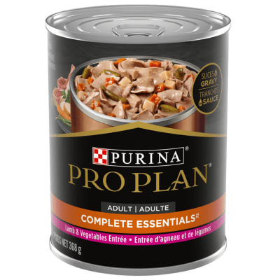 Purina Pro Plan Adulte Entrée d'Agneau & de Légumes Tranches en Sauce, nourriture humide pour chiens