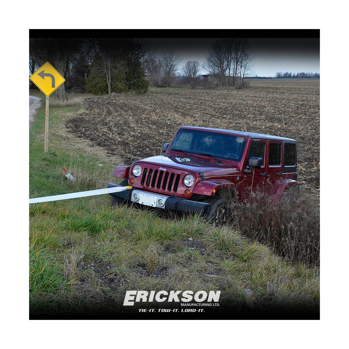 Sangle de récupération 3″ x 30′ – 27 000 lb - Erikson Manufacturing