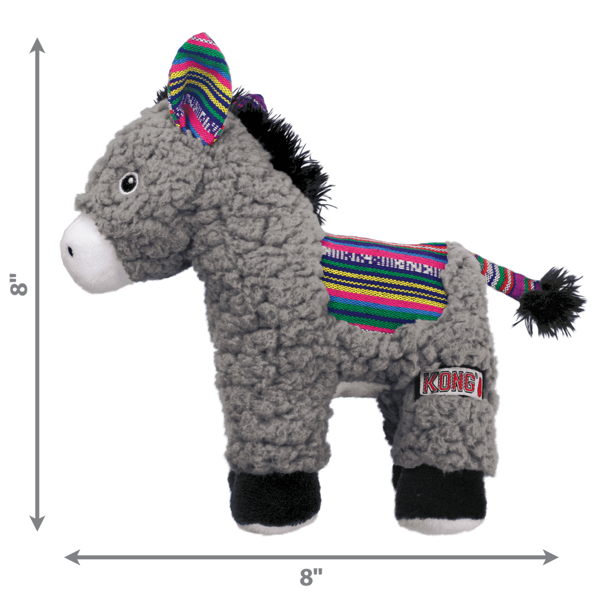KONG Donkey Sherps, Jouet en peluche en forme d'âne pour chien - KONG