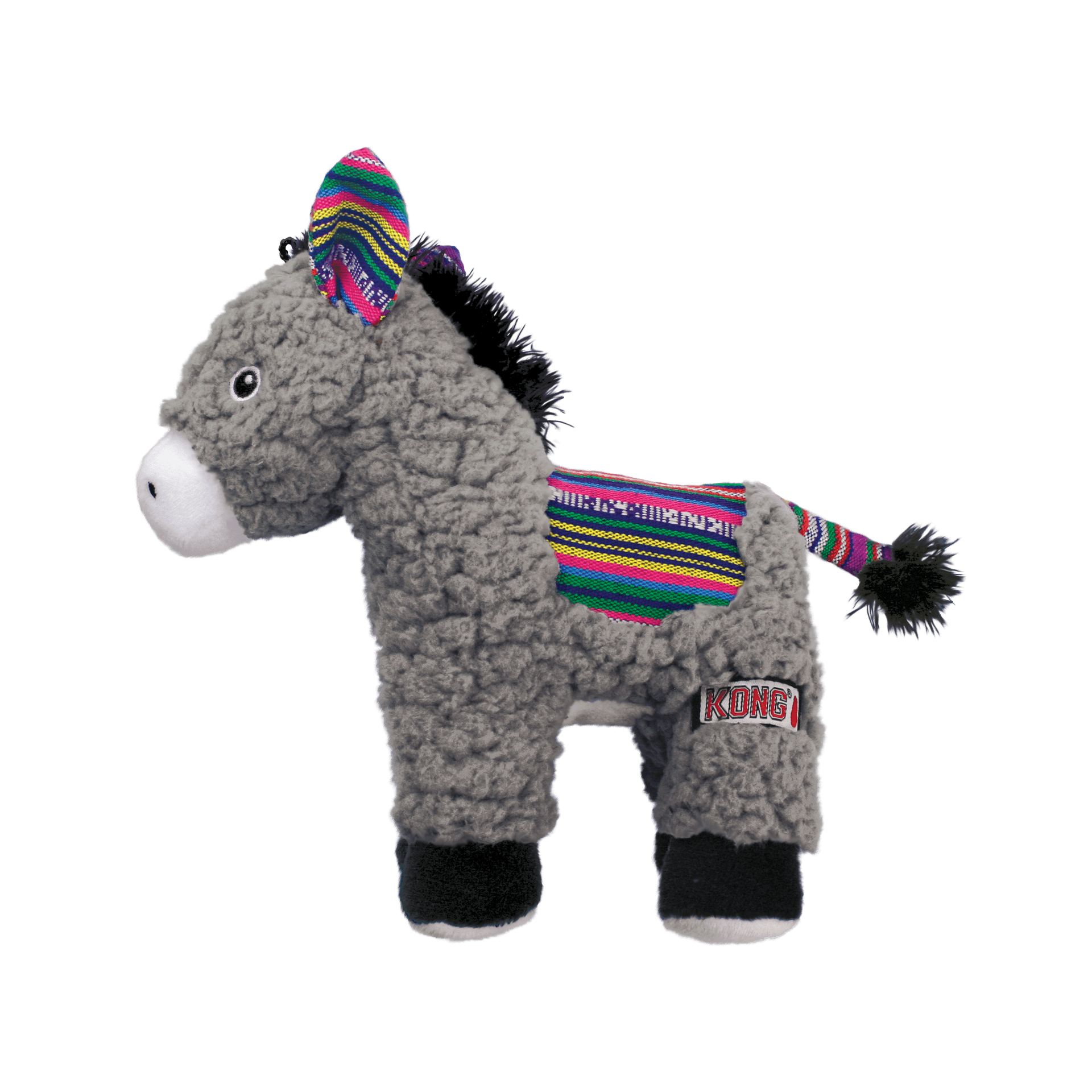 KONG Donkey Sherps, Donkey Plush Toy for Dogs - KONG