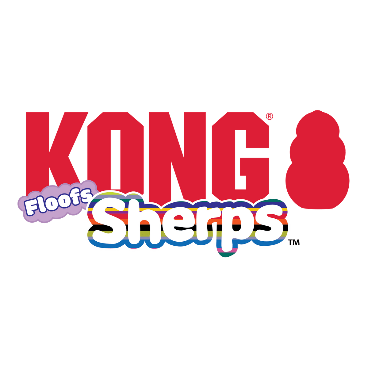 KONG Sherps Floofs, orignal en peluche pour chien - KONG