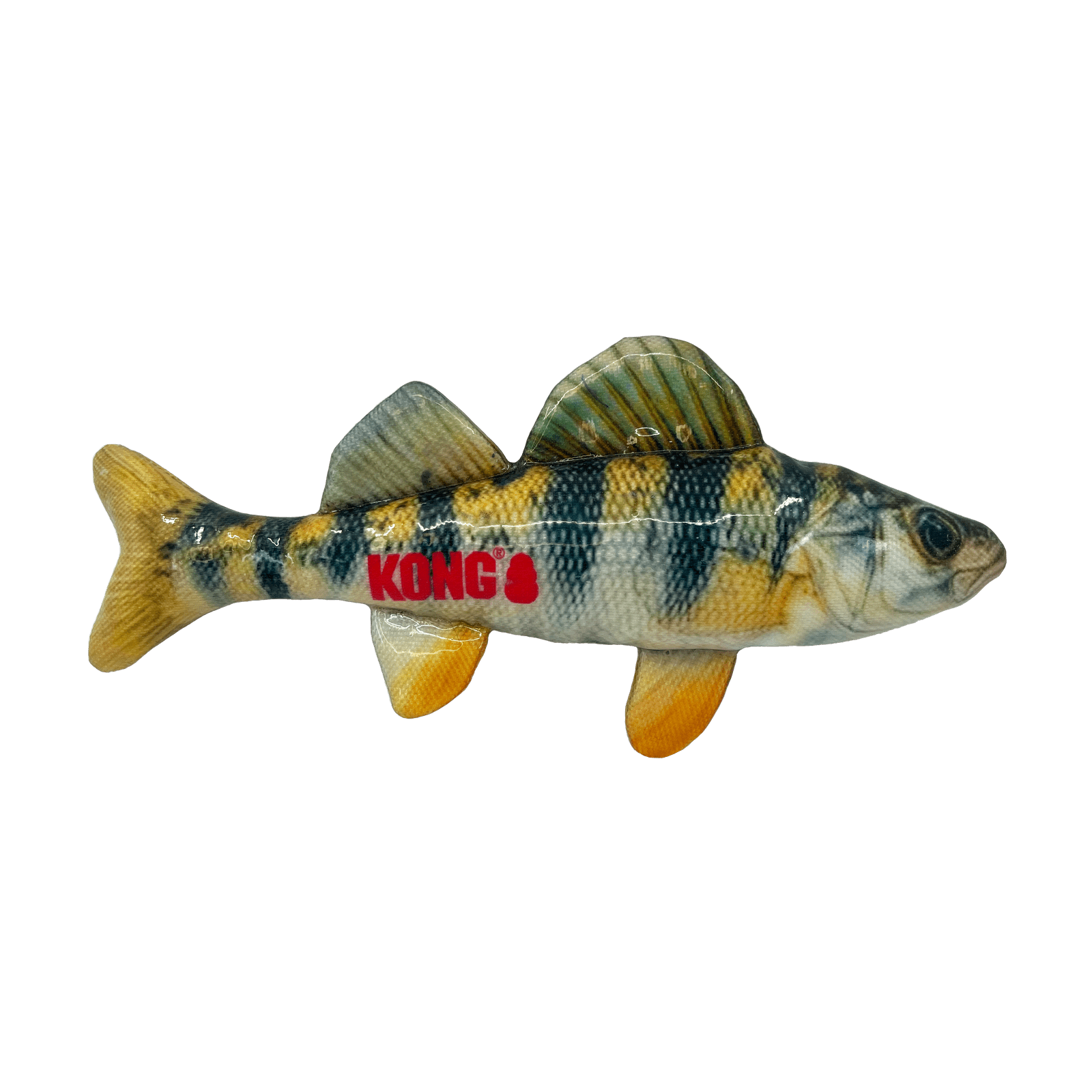 KONG Shieldz Wildz Fish, Perch-Shaped Training Toy for Dogs - KONG