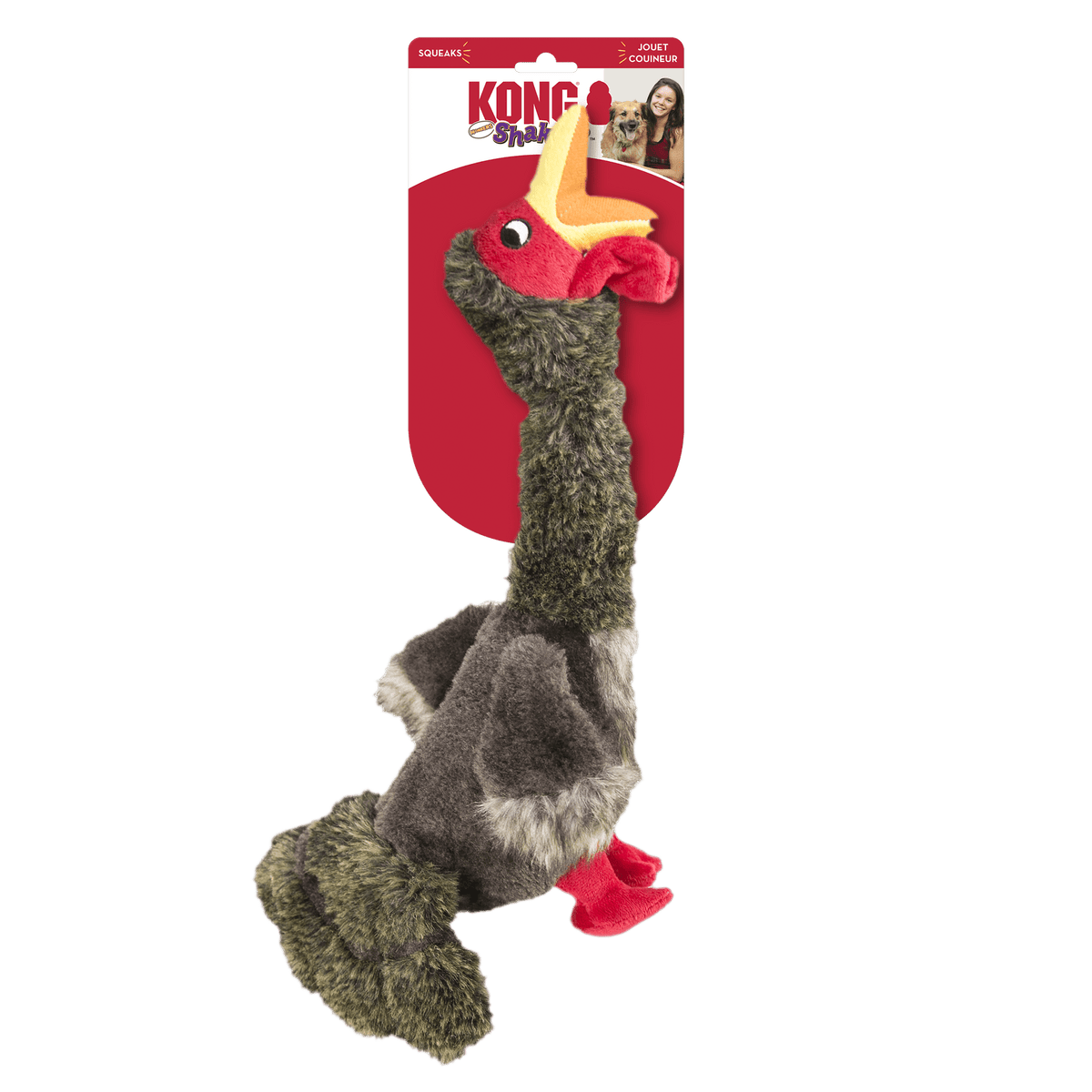 KONG HONKERS TURKEY, dinde Shakers Honkers pour chien - KONG