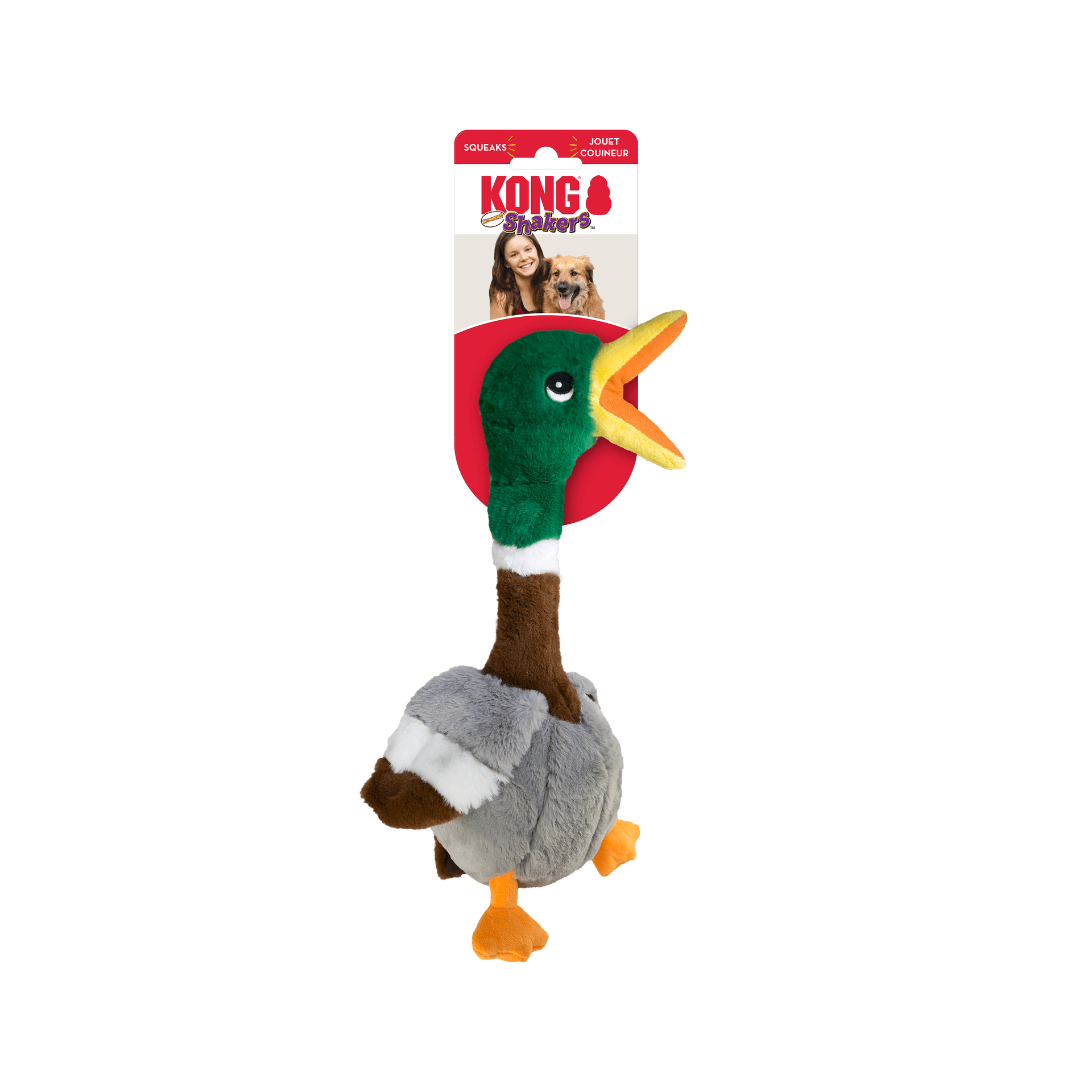 KONG HONKERS DUCK, canard Shakers Honkers pour chien - KONG