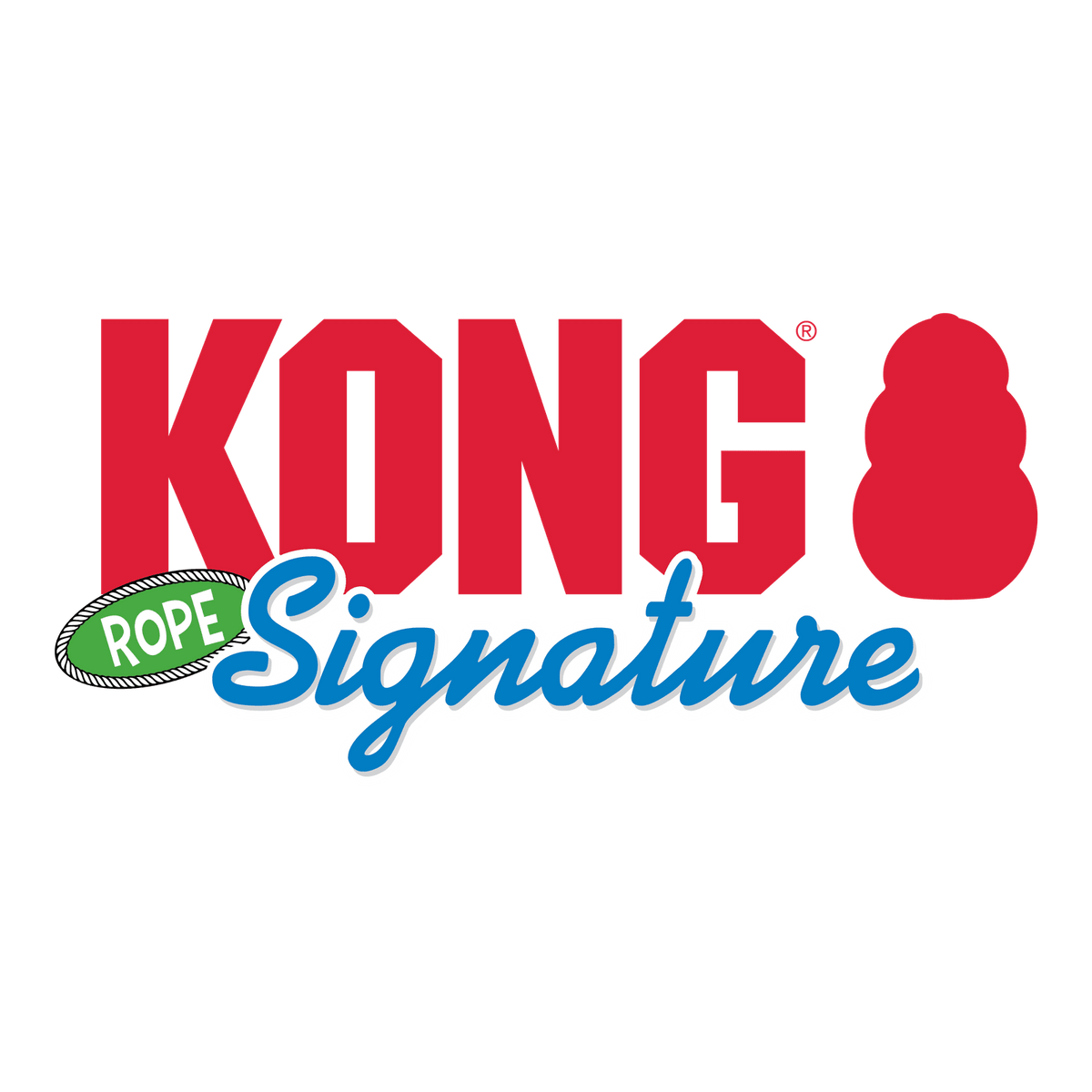 Corde à tirer double, Signature - KONG