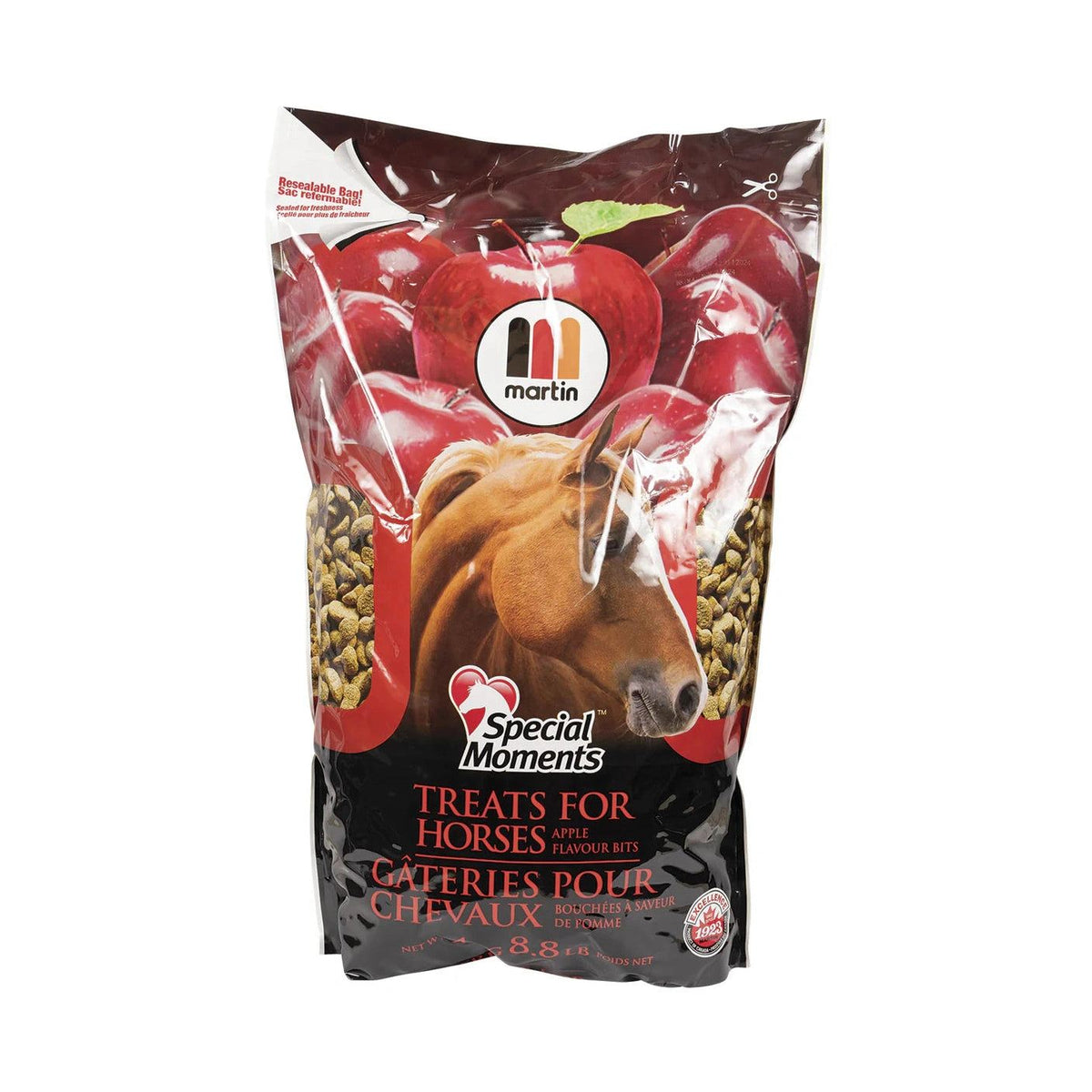 Gâteries pour chevaux, bouchées à saveur de pomme - Martin