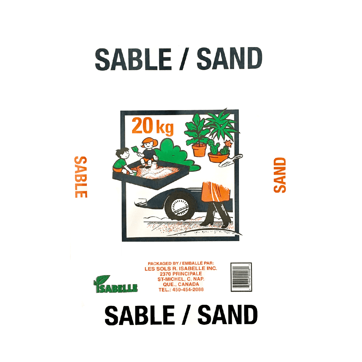 Sable tout usage 20 kg - Isabelle